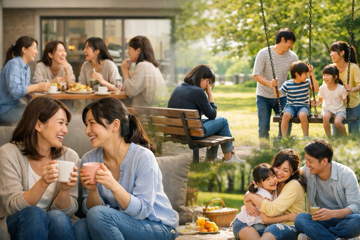 ママ友ランチが疲れる原因と、行かなくていい関係を作る方法