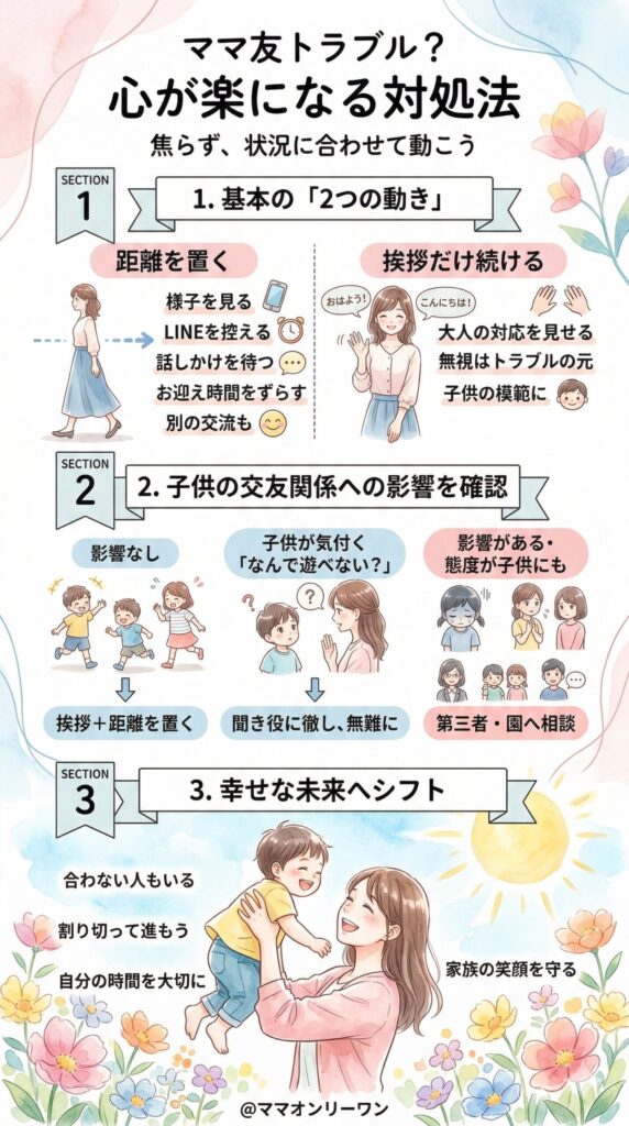 ママ友に嫌われてる気がするときの対処法