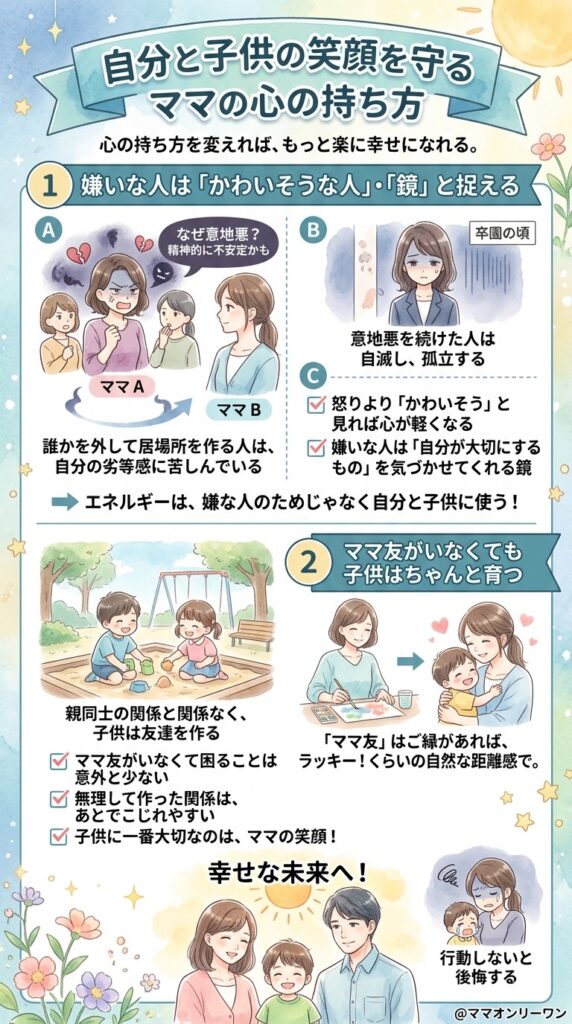 子供を守りながら自分も笑顔でいるための考え方