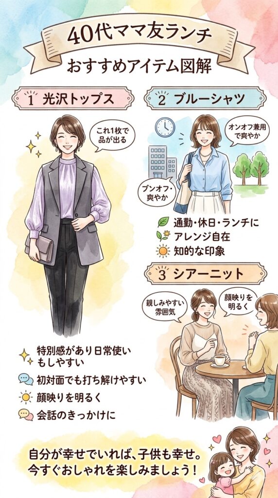 40代ママ友ランチに使いやすいおすすめアイテム