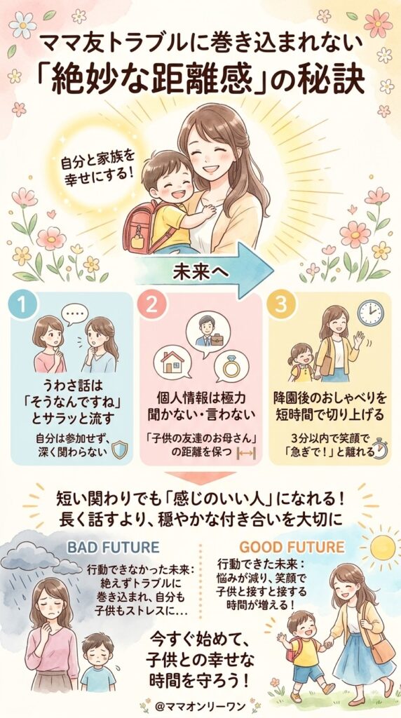 ママ友トラブルに巻き込まれない人がやっていること