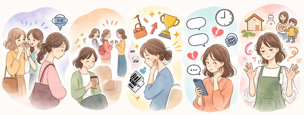 よくあるトラブル、5つのパターン