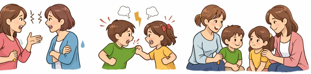 親の問題と子どもの世界は切り分ける