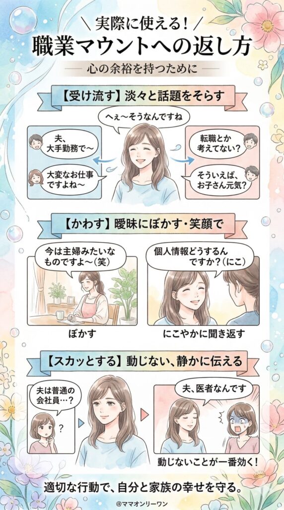 実際に使える！職業マウントへの返し方