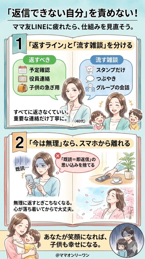 返信できない自分を責めないための方法 