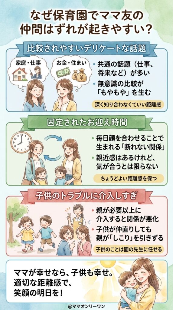 なぜ保育園でママ友の仲間はずれが起きやすいのか