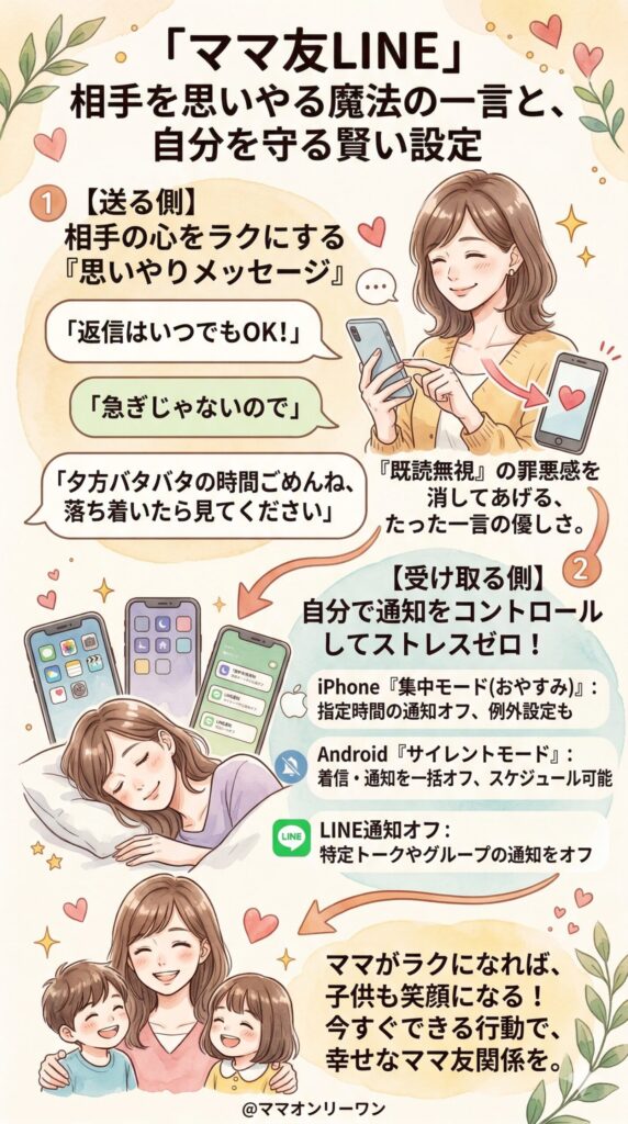 時間帯よりも大事なこと——相手を思いやる一言の効果