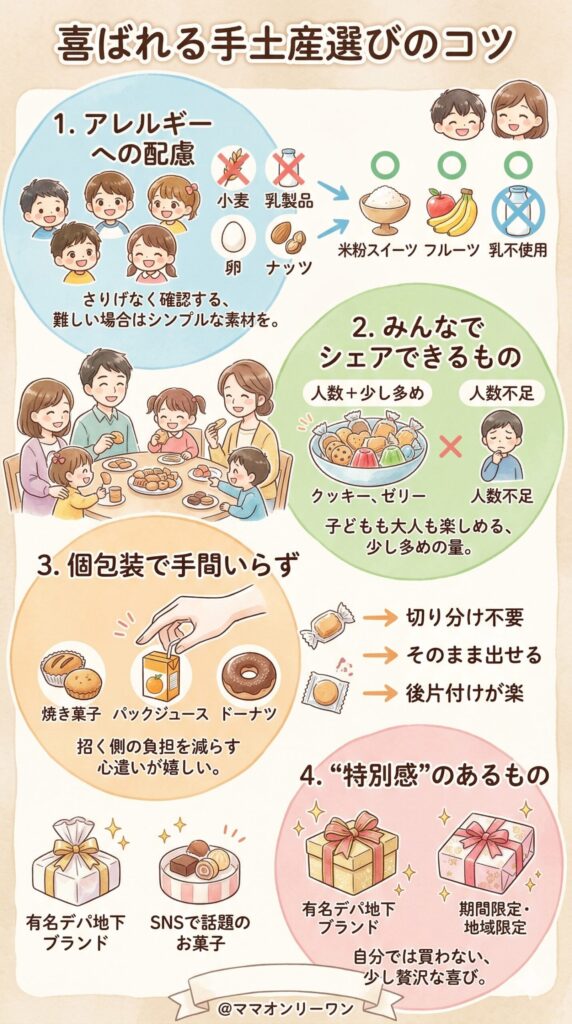 喜ばれる手土産の選び方