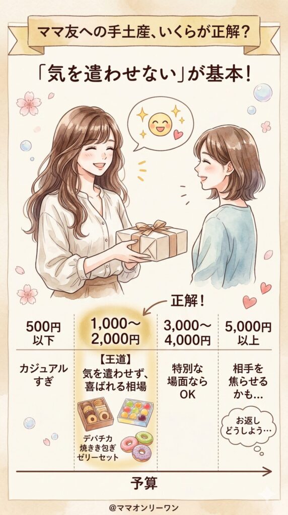 手土産の相場はいくらが正解？