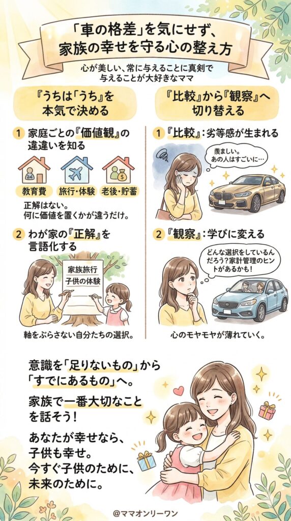 車の格差を気にしないための考え方