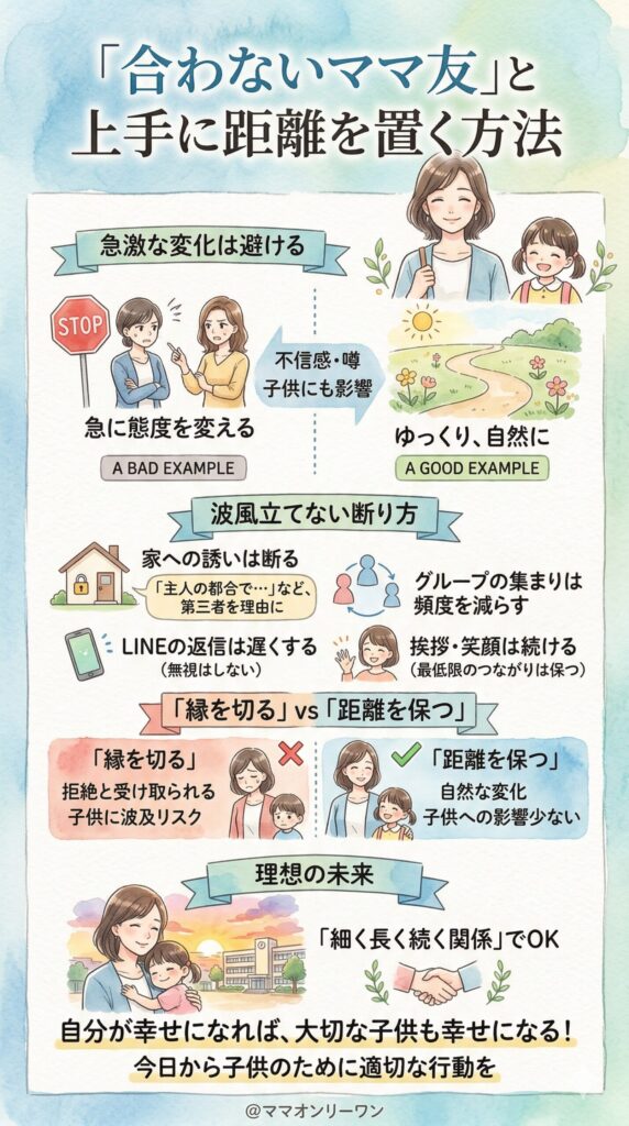 合わない相手との距離の置き方
