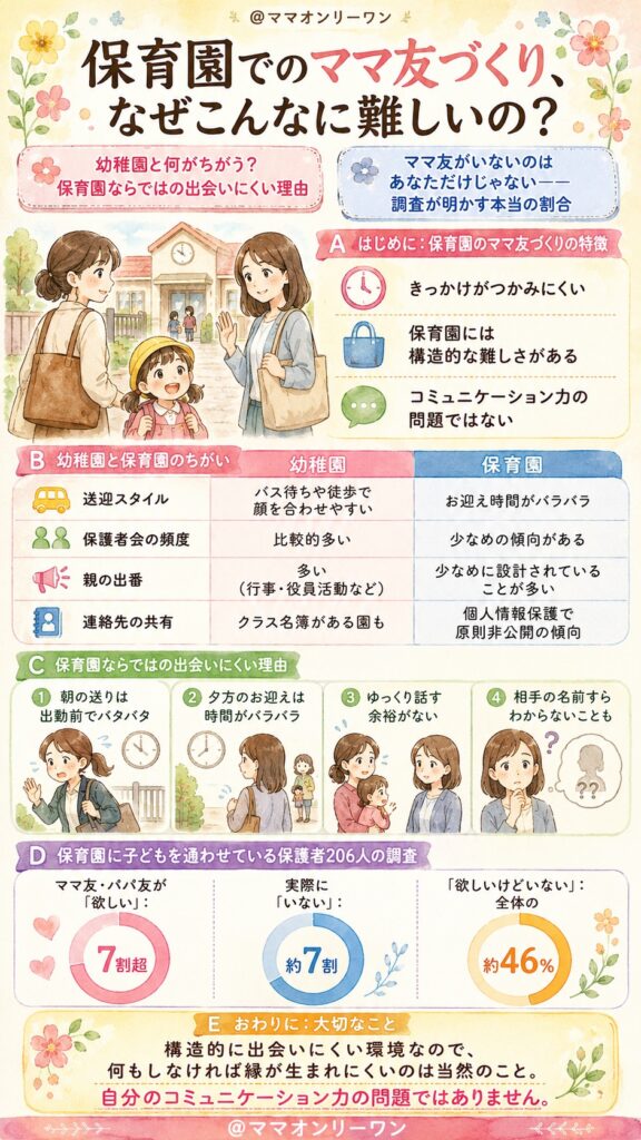 保育園でのママ友づくり、なぜこんなに難しいの?