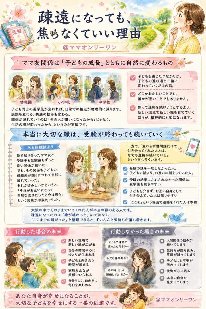 疎遠になっても、焦らなくていい理由