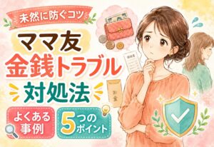 ママ友との金銭トラブルの対処法｜よくある事例と未然に防ぐ5つのポイント