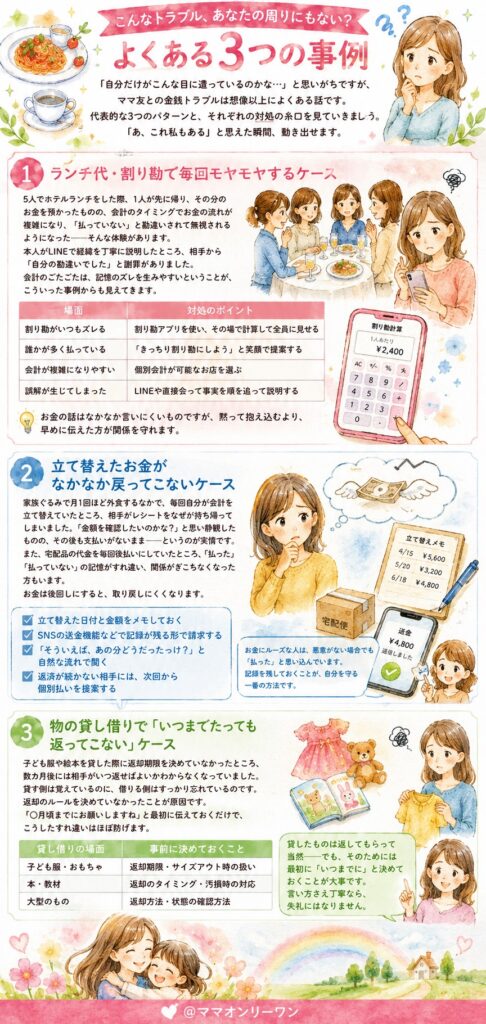 こんなトラブル、あなたの周りにもない?よくある3つの事例