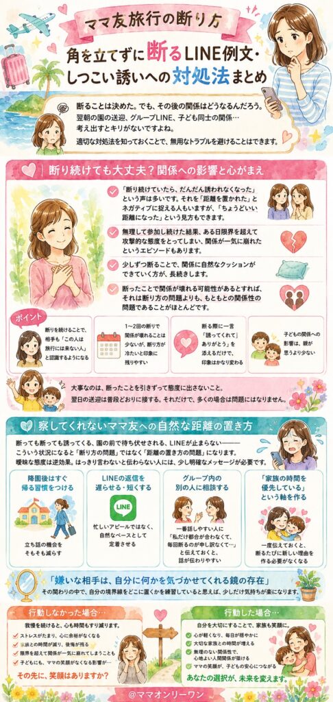 断った後も関係を壊さないための対処法