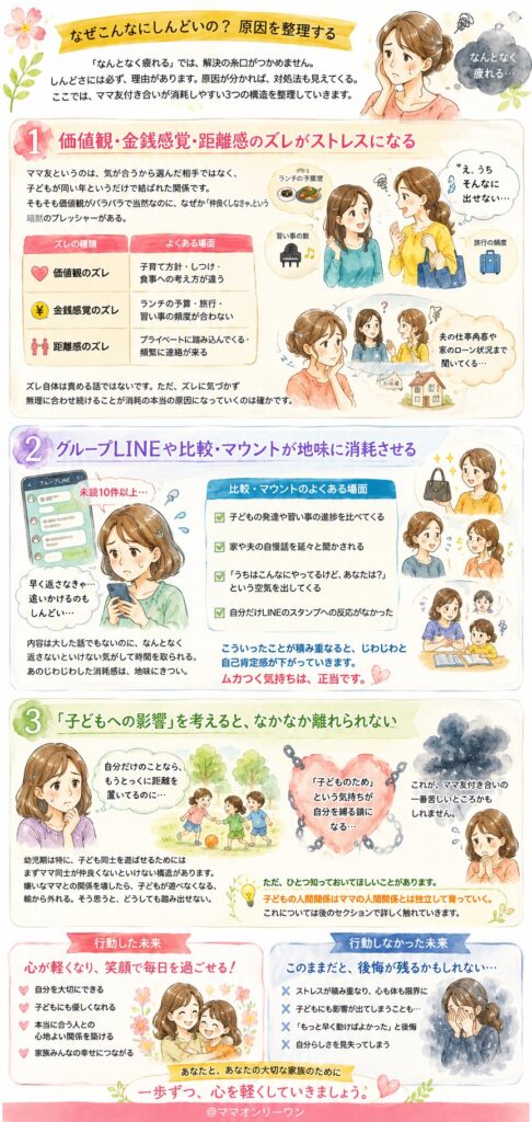 なぜこんなにしんどいの?原因を整理する