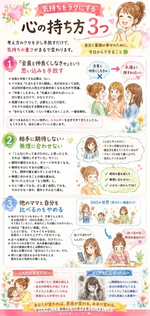 気持ちをラクにする「心の持ち方」3つ