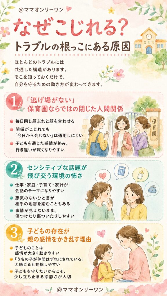 なぜこじれる？トラブルの根っこにある原因