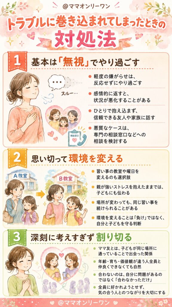 トラブルに巻き込まれてしまったときの対処法