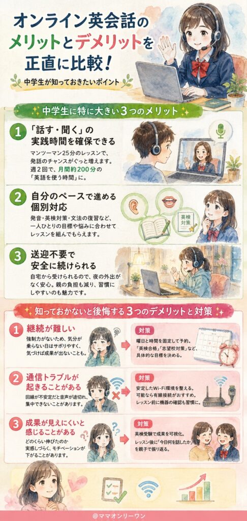 オンライン英会話のメリットとデメリットを正直に比較する