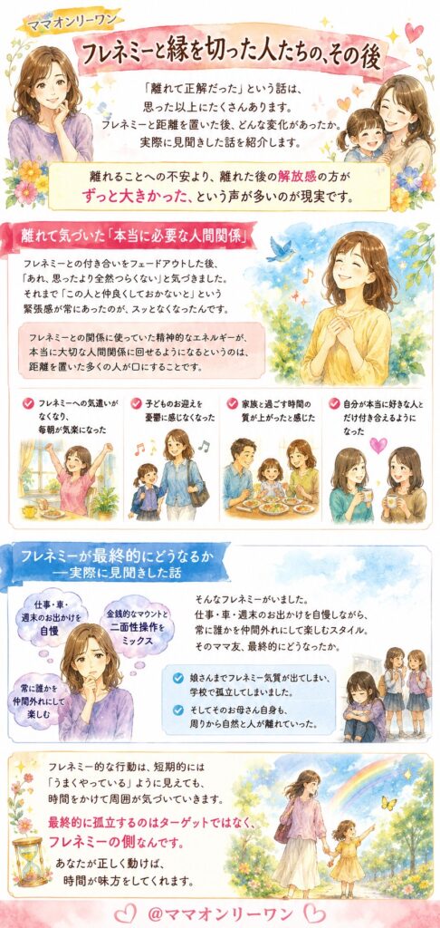 フレネミーと縁を切った人たちの、その後