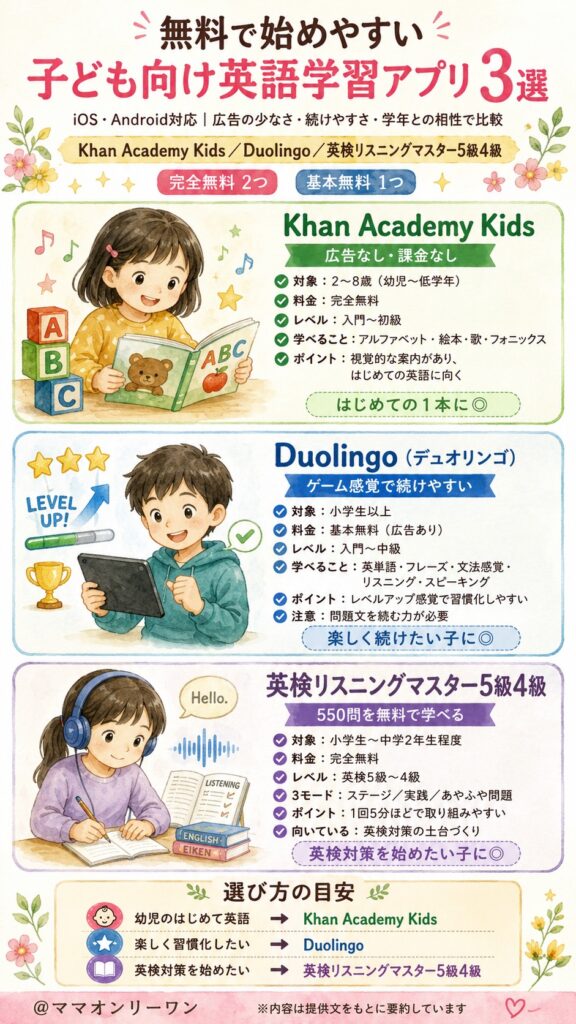 完全無料で使える英会話アプリおすすめ3選