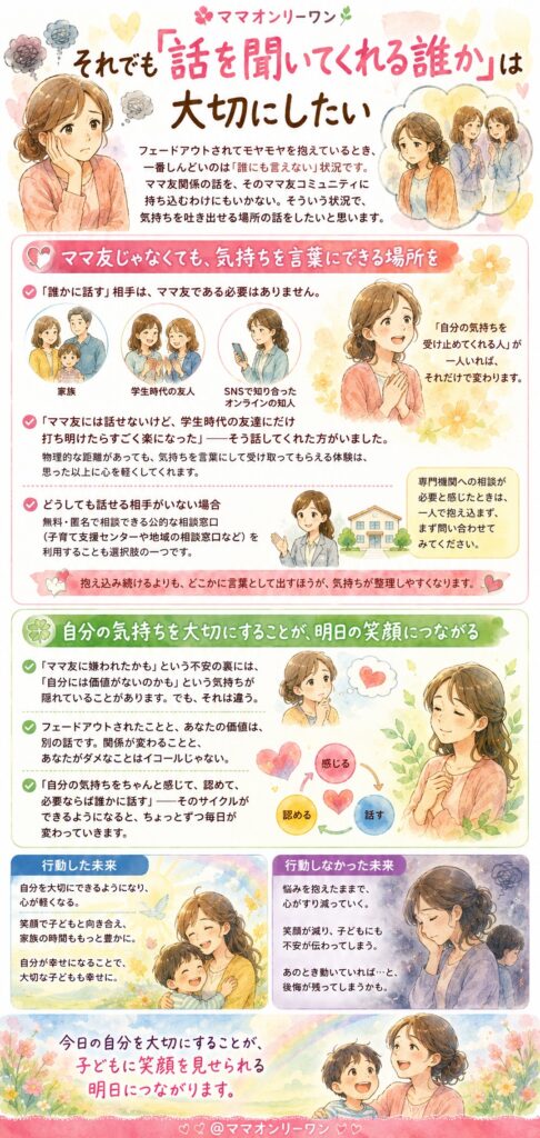 それでも、「話を聞いてくれる誰か」は大切にしたい