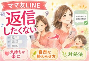 ママ友ラインに返信したくない時の対処法とは？気持ちが楽になる考え方と自然な終わらせ方