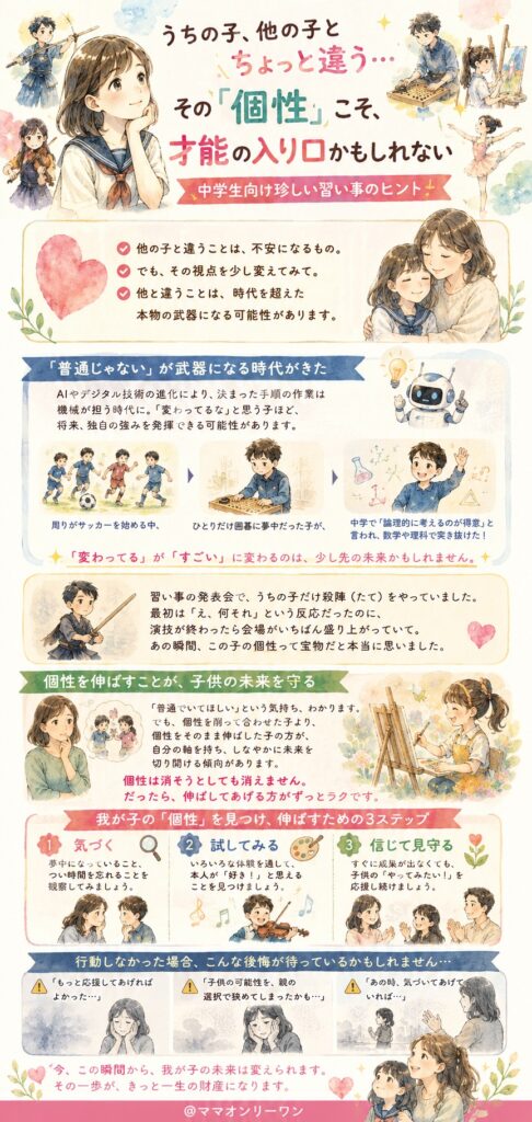 うちの子、他の子とちょっと違う…その「個性」こそ、才能の入り口かもしれない