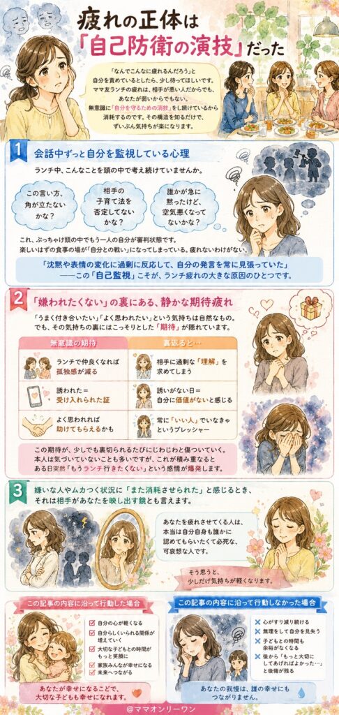 疲れの正体は「自己防衛の演技」だった