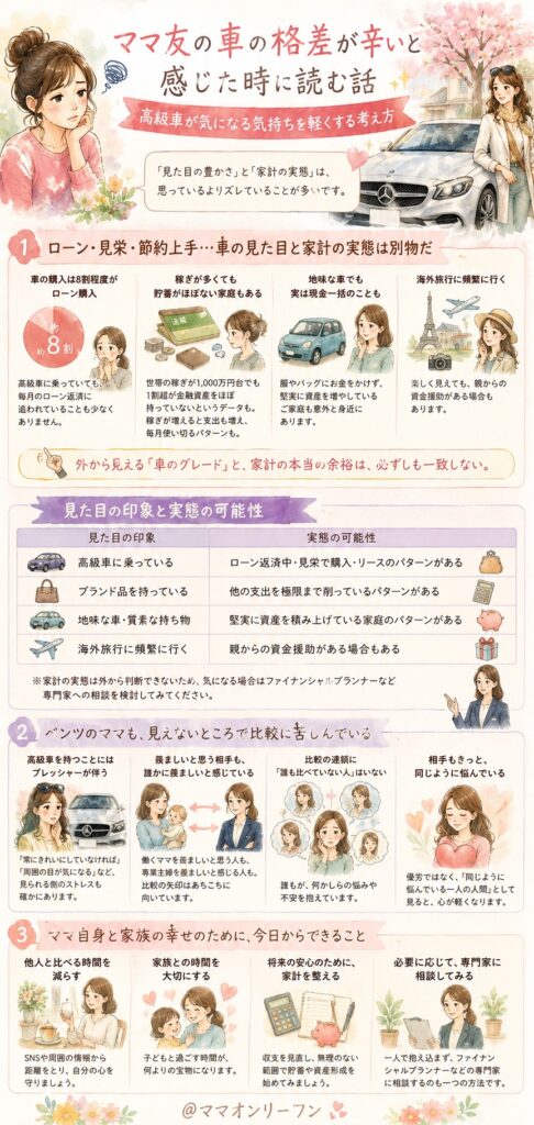 車の格差を気にしないための考え方