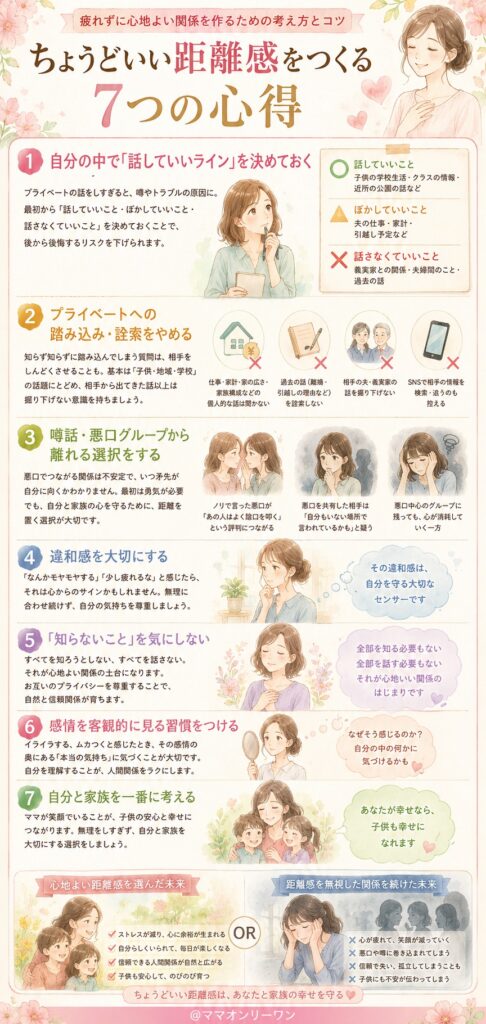 ちょうどいい距離感をつくる7つの心得