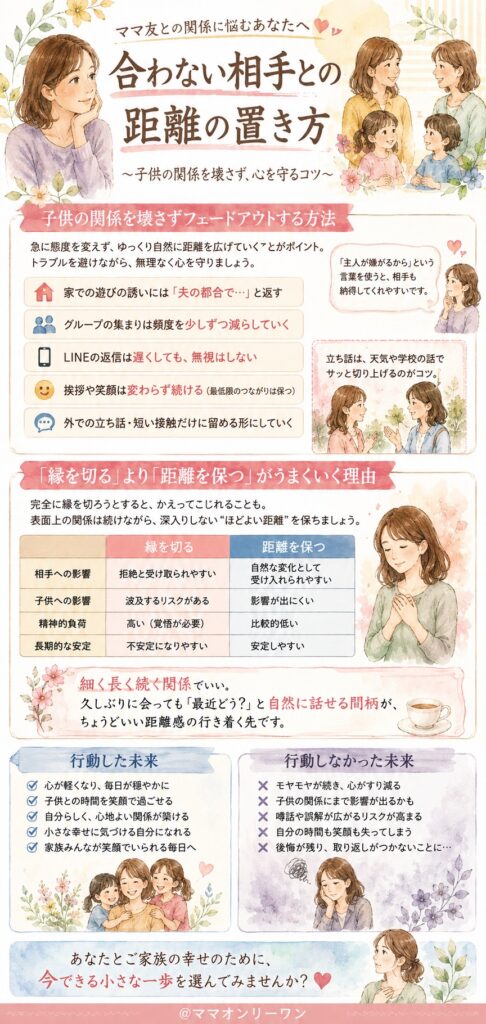 合わない相手との距離の置き方