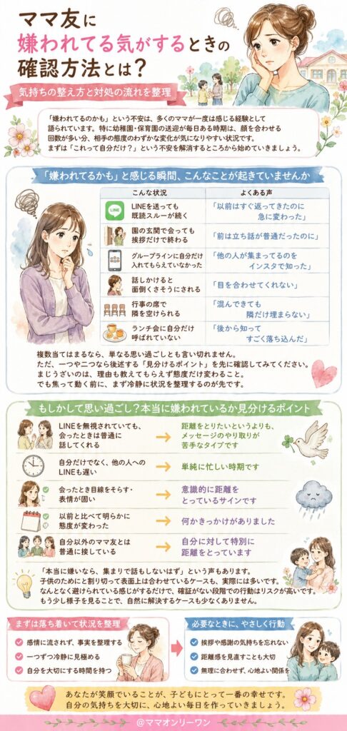 ママ友に嫌われてる気がする…これってあるある？