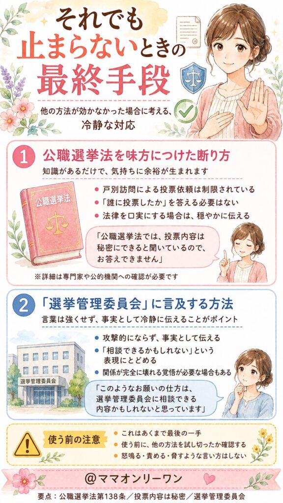 それでも止まらないときの最終手段
