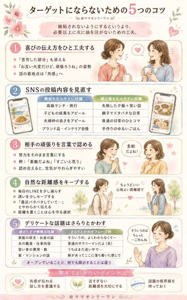 ターゲットにならないための5つのコツ