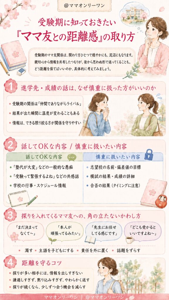 受験期に知っておきたい「ママ友との距離感」の取り方