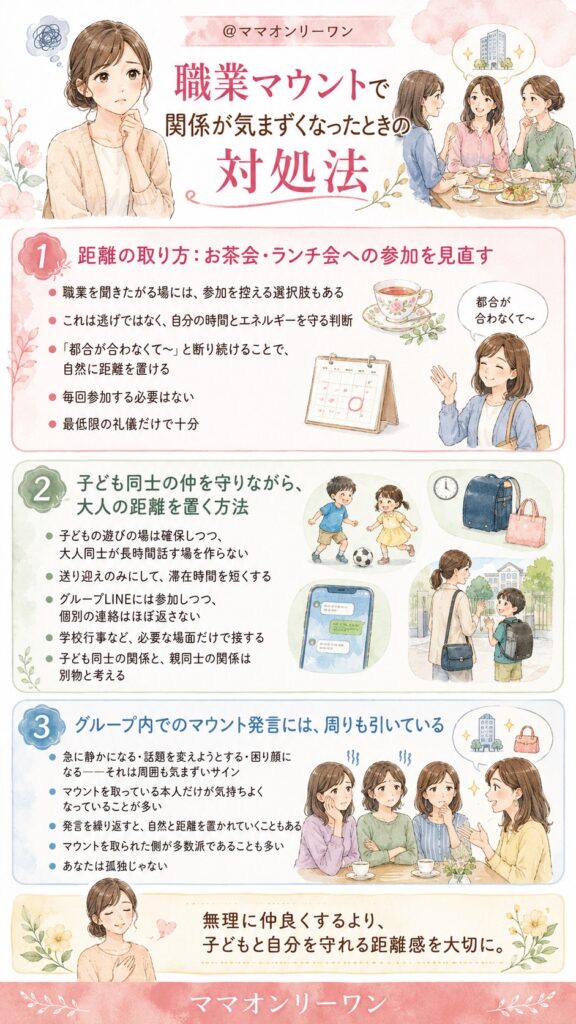 職業マウントで関係が気まずくなったときの対処法