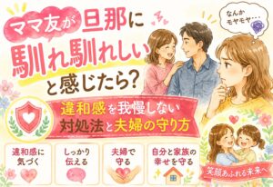 ママ友が旦那に馴れ馴れしいと感じたら？違和感を我慢しない対処法と夫婦の守り方