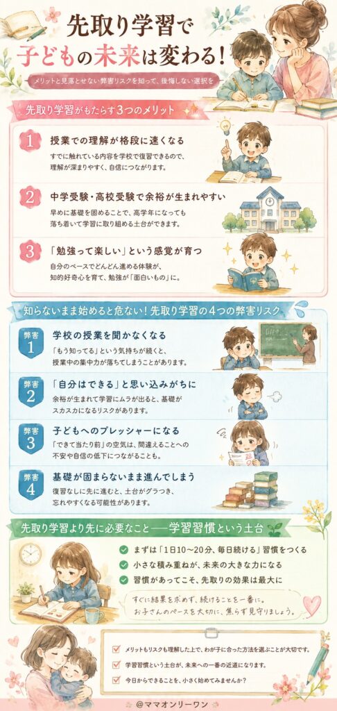 先取り学習が子供の未来をどう変えるか——メリットと見落とせない弊害