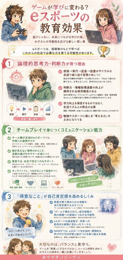 ゲームが学びに変わる？eスポーツの教育効果