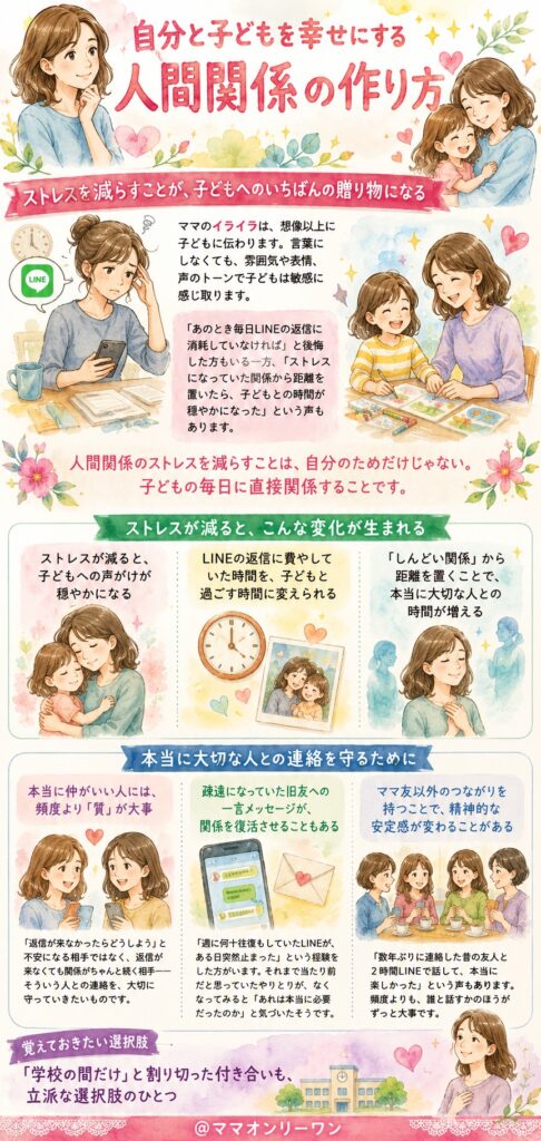 自分と子どもを幸せにする人間関係の作り方