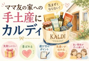 ママ友の家への手土産にカルディ｜気まずくならない喜ばれる失敗しにくい商品の選び方
