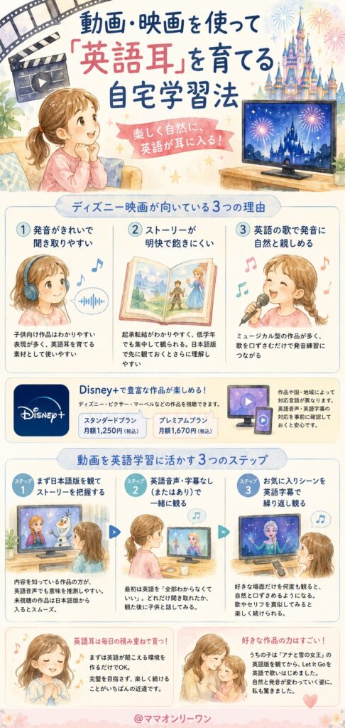 動画・映画を使って「英語耳」を育てる自宅学習法