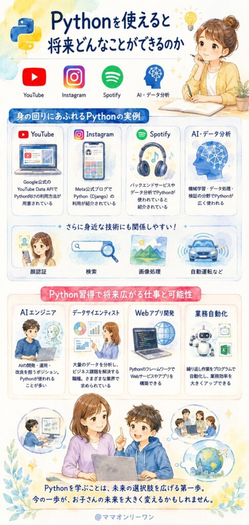Pythonを使えると将来どんなことができるのか