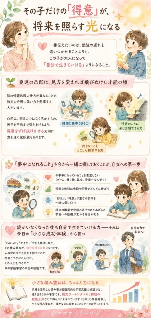 その子だけの「得意」が、将来を照らす光になる