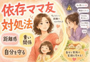 ママ友の依存が怖い時の対処法と距離感の整え方｜重い関係から自分を守る方法