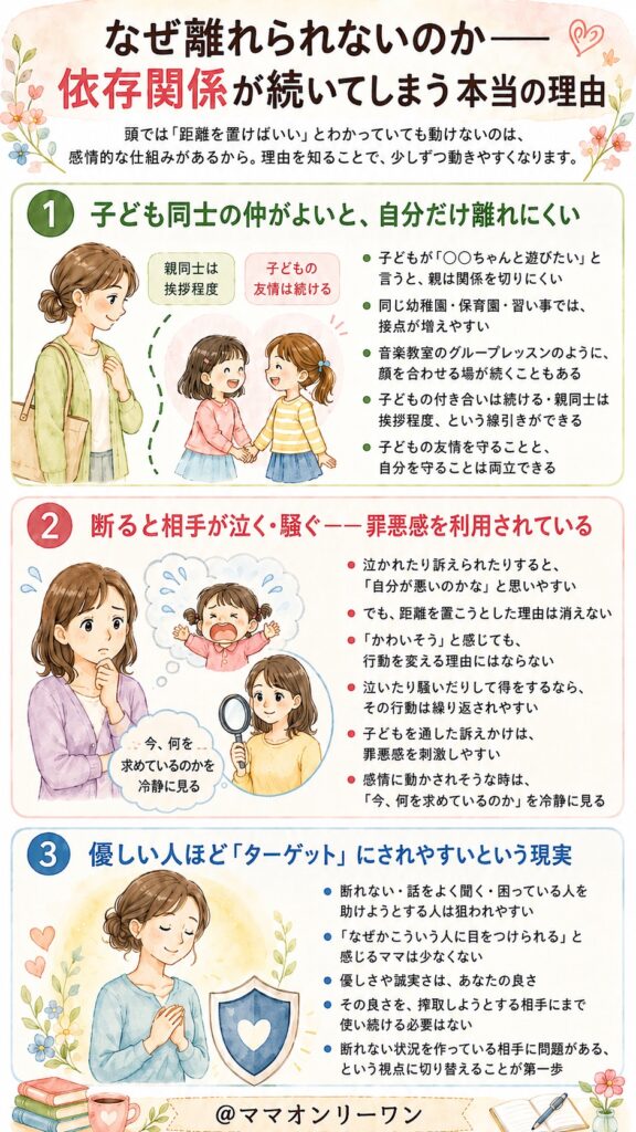 なぜ離れられないのか——依存関係が続いてしまう本当の理由