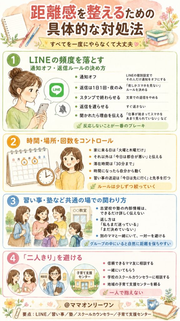 距離感を整えるための具体的な対処法